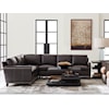 Lexington Carrera Strada 3-Piece Leather Sectional Sofa