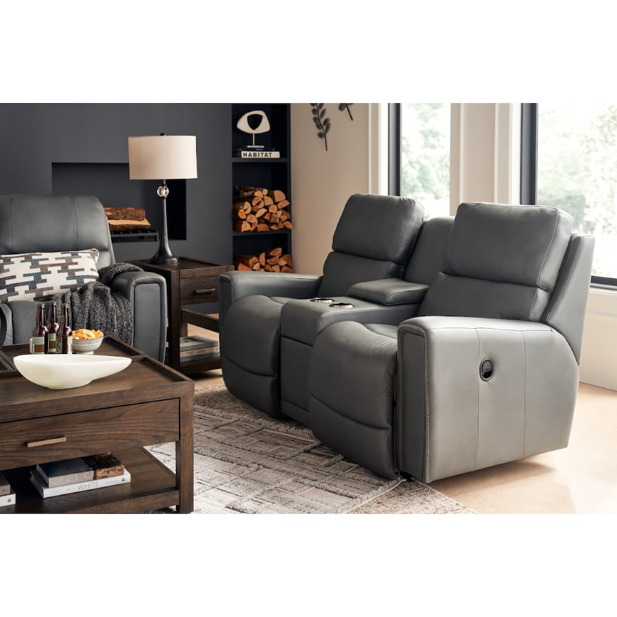 La-Z-Boy Apollo Power Reclining Loveseat w/ Headrest & Cons