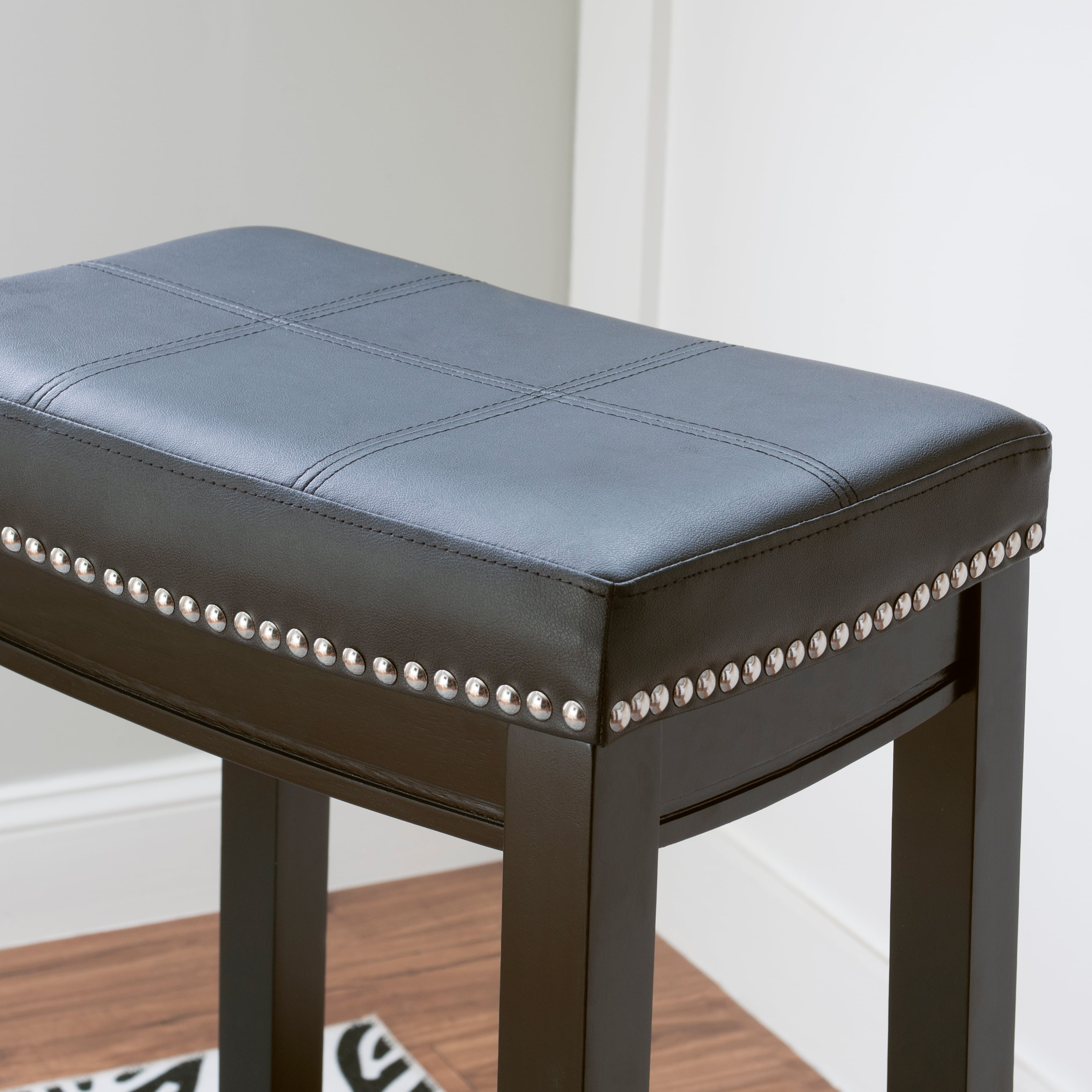 Linon Claridge Upholstered Bar Stool