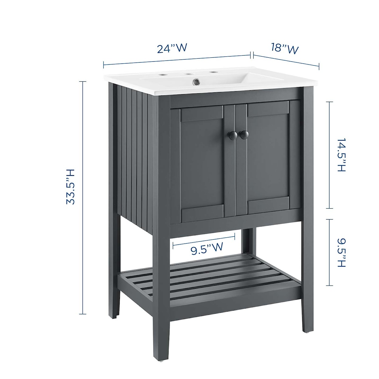 Modway Prestige 24" Bathroom Vanity