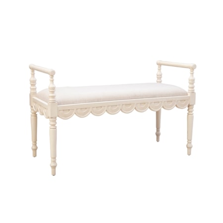 Cream Juliet Bench