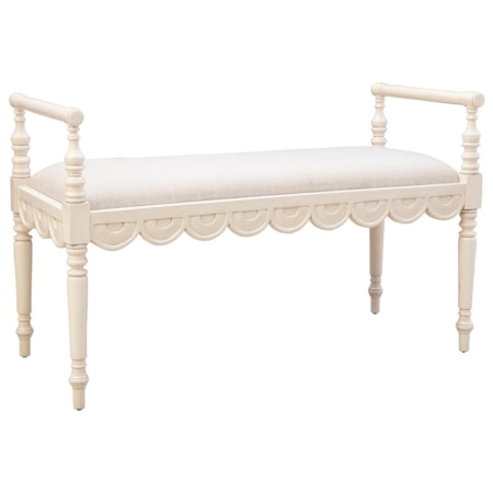 Cream Juliet Bench