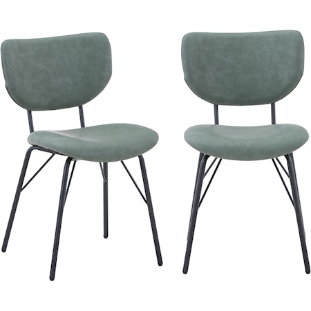 Owen Contemporary Upholstered Dining Chair - Jade