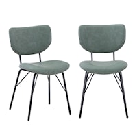 Owen Contemporary Upholstered Dining Chair - Jade