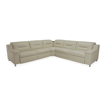 5-Seat L-Sectional with Storage Console