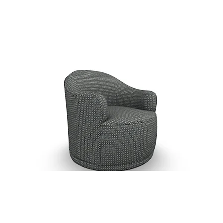 Transitional Accent Swivel Chair