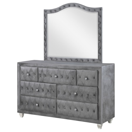 7-drawer Dresser w/ Mirror