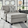 Benchcraft by Ashley Davinca Oversized Chair and Ottoman