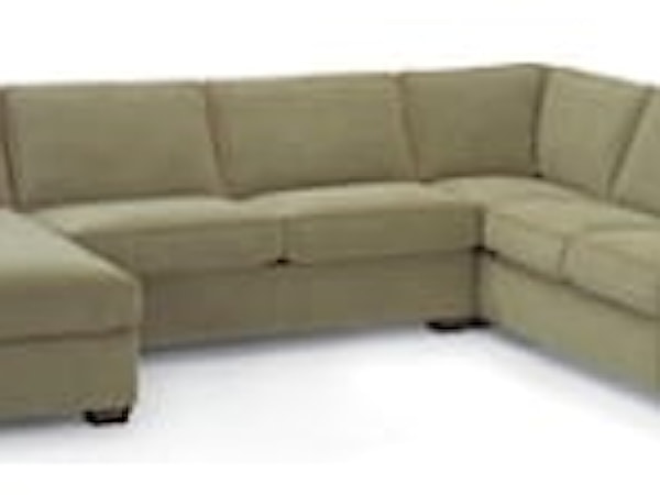 Stationary Sectional Sofa