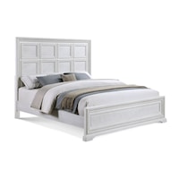 Alexandria Transitional King Panel Bed