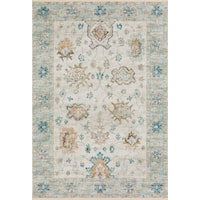 18" x 18" Corner Sample Ivory Square Rug