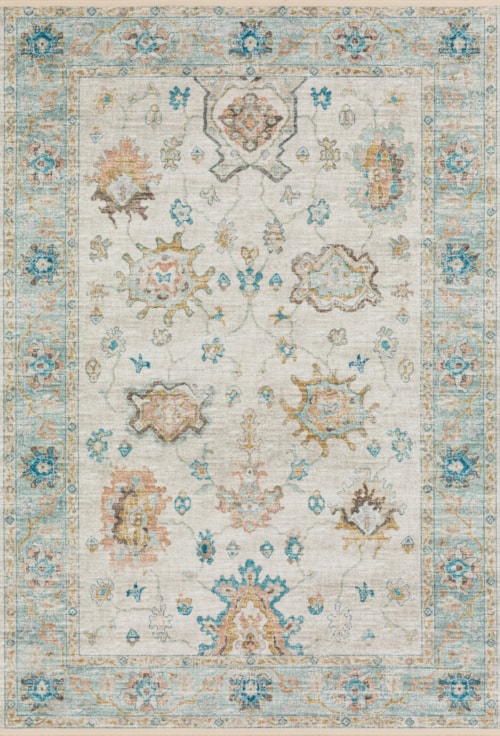 2'3" x 7'6" Ivory Rectangle Rug