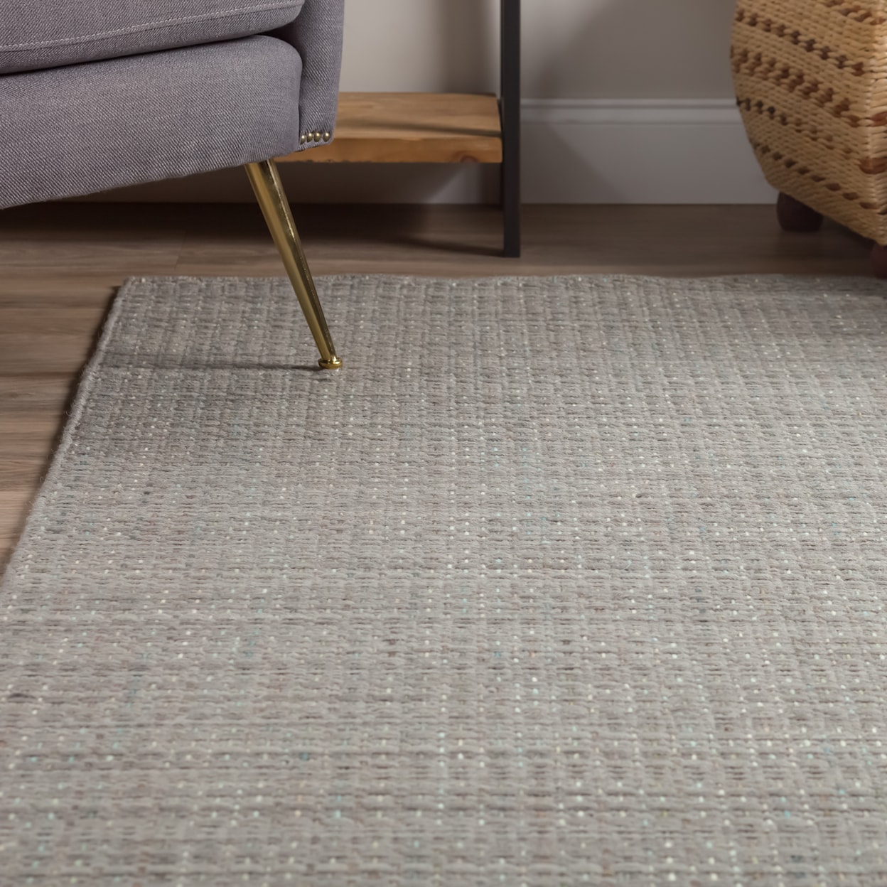 Dalyn Nepal Grey 3'6" x 5'6" Rug