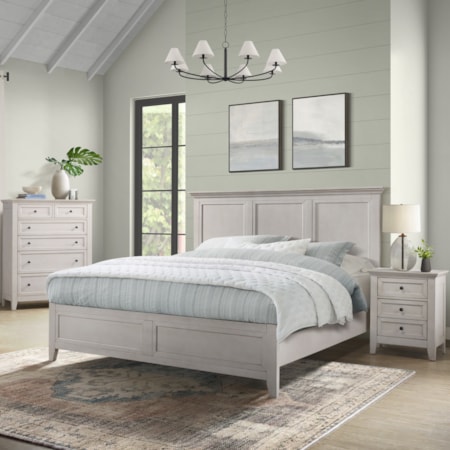 Queen Panel Bed