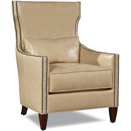Transitional Chair with Nailheads