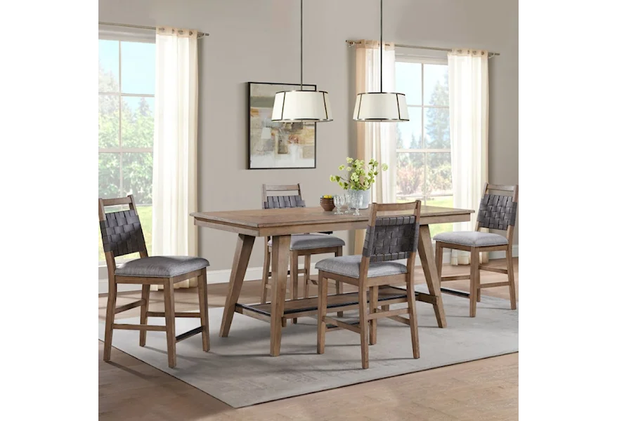 Oslo Five-Piece Dining Set by Intercon at Lagniappe Home Store