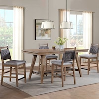 Transitional Five-Piece Dining Set