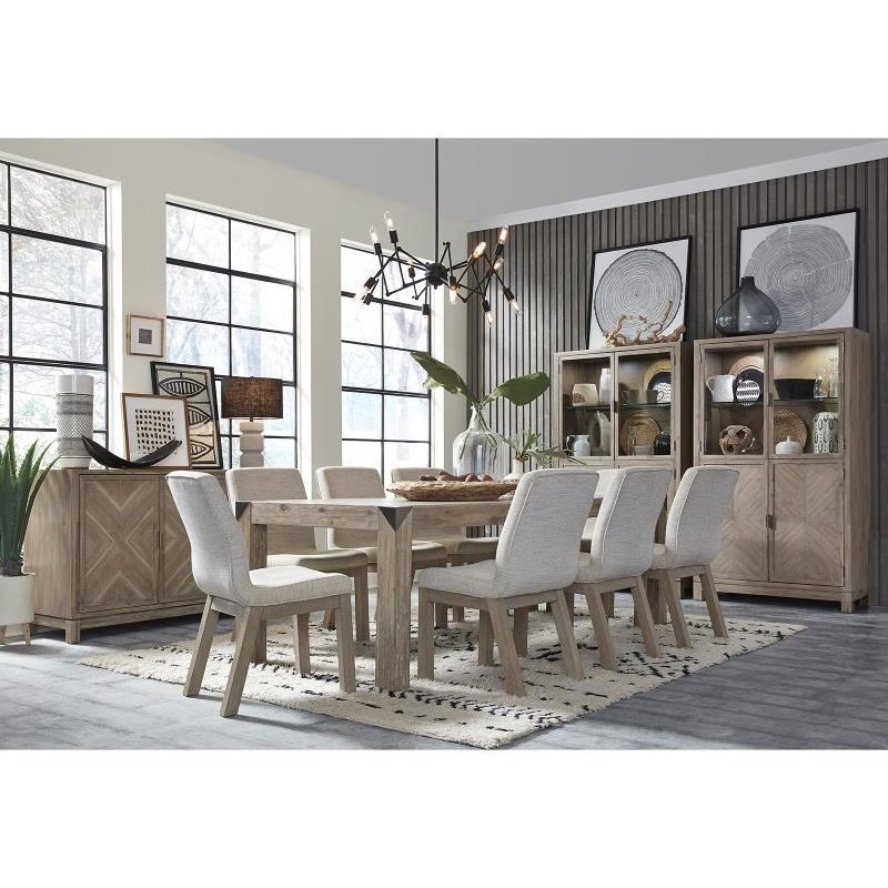 light brown rustic ainsley dining table