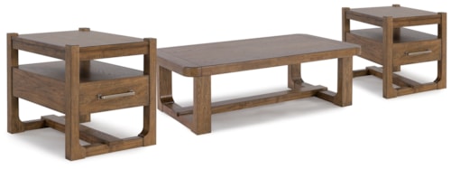 Cabalynn Coffee Table And 2 End Tables
