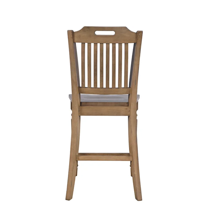 Slat Back Counter Chair