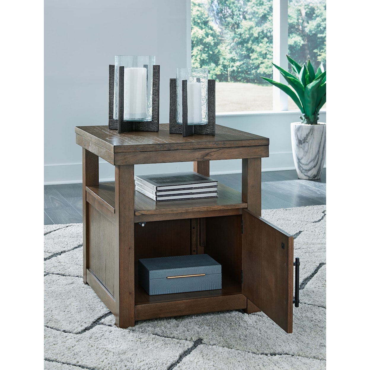 Signature Design by Ashley Furniture Boardernest Rectangular End Table