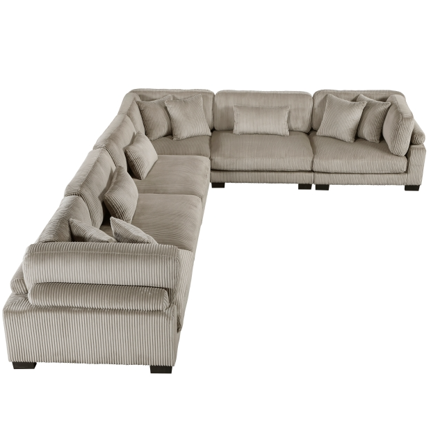 Homelegance Traverse 6-Piece Sectional Sofa