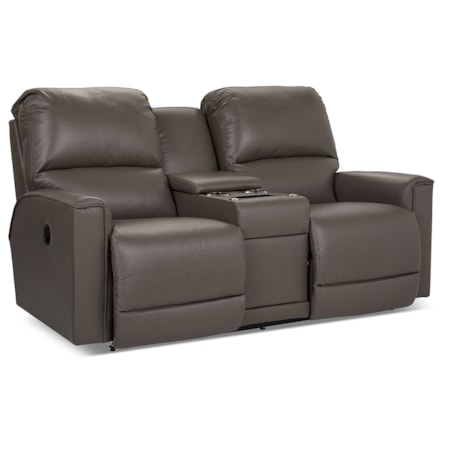 Power Reclining Console Love w/ Headrest
