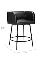 Zuo Horbat Collection Contemporary Dining Chair