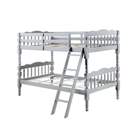 Transitional Twin/Twin Bunk Bed