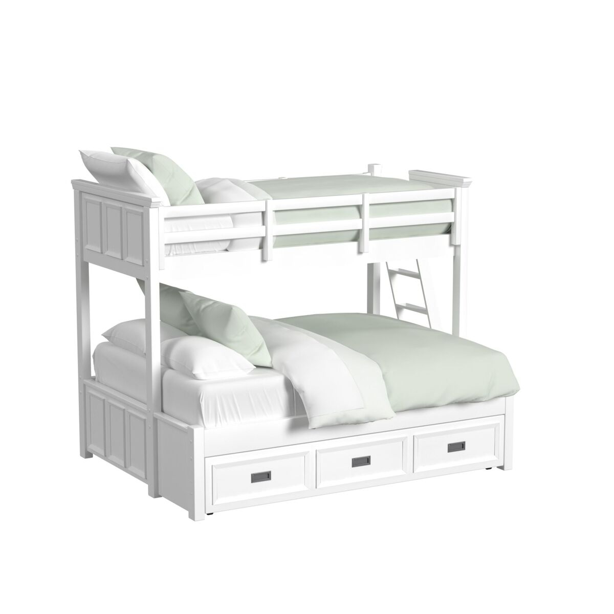 3-Piece Twin Over Full Bunk Bedroom Set