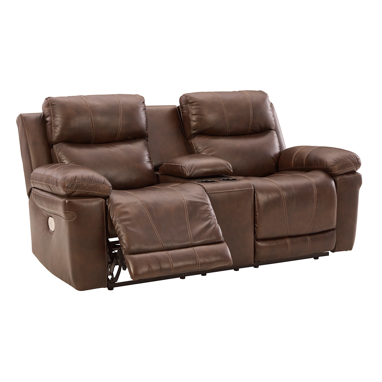 Signature Design by Ashley Edmar Power Reclining Loveseat with Console