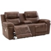 Signature Design Edmar Power Reclining Loveseat with Console