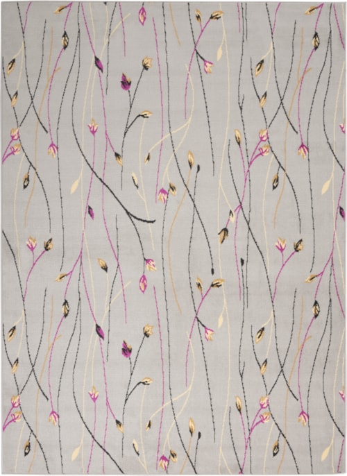 6' x 9' Grey Rectangle Rug