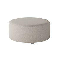 Round Cocktail Ottoman