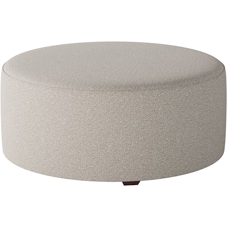 Round Cocktail Ottoman