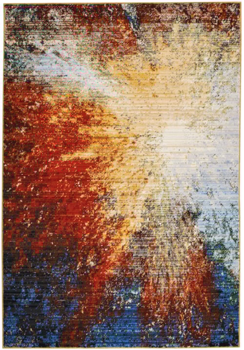 4' x 6' Red Flare Rectangle Rug