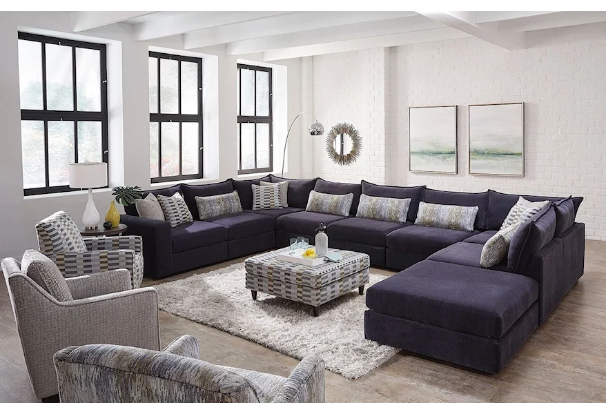 7004 ELISE INK Living Room Set by Fusion Furniture at Rooms and Rest