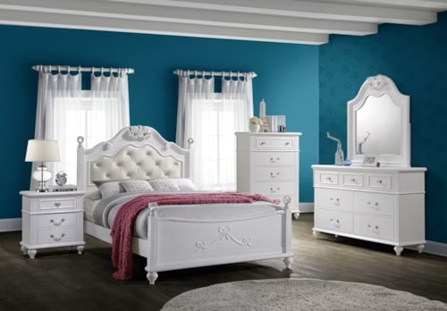 Traditional 3-Piece Twin Platform Bedroom Set