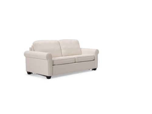 Contemporary Double Sofabed with Rolled Arms