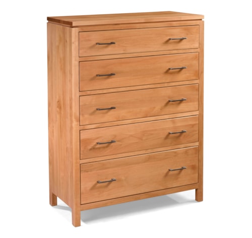 Wide 5-Drawer Chest with Blanket Drawer