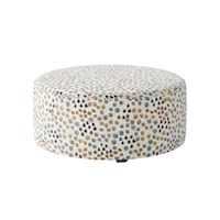 Round Cocktail Ottoman