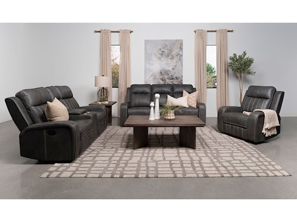 Raelynn 3-piece Reclining Sofa Set