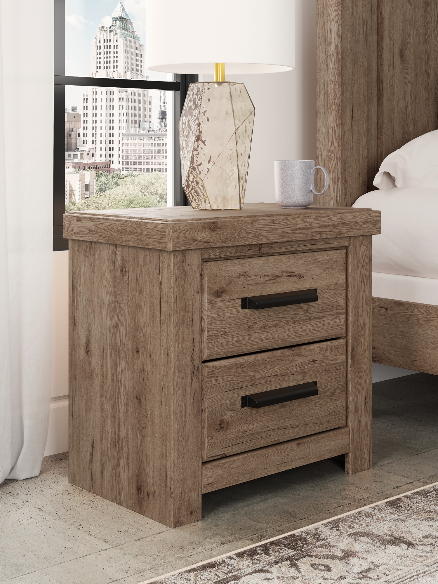 2-drawer Nightstand