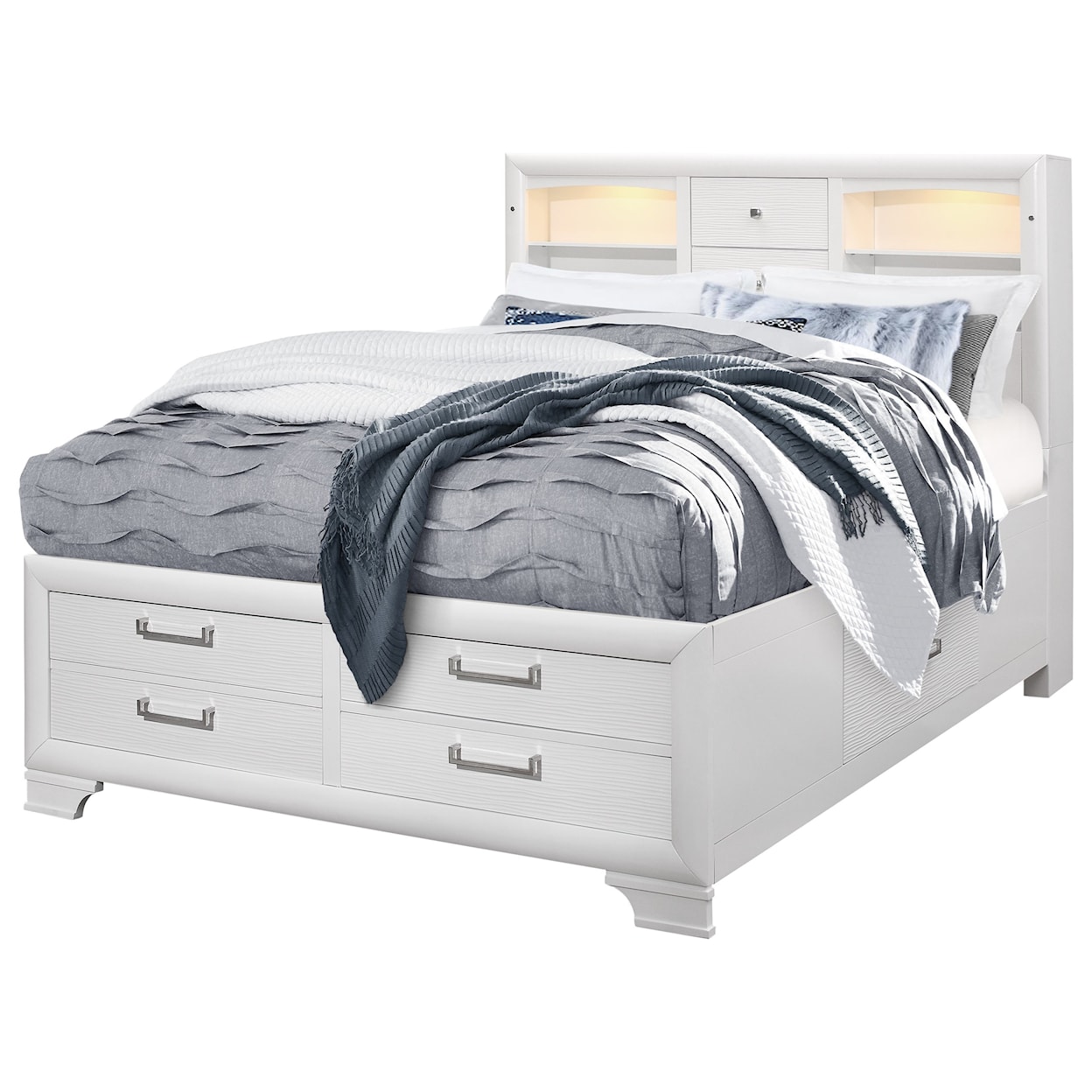 Global Furniture Jordyn Full Storage Bed