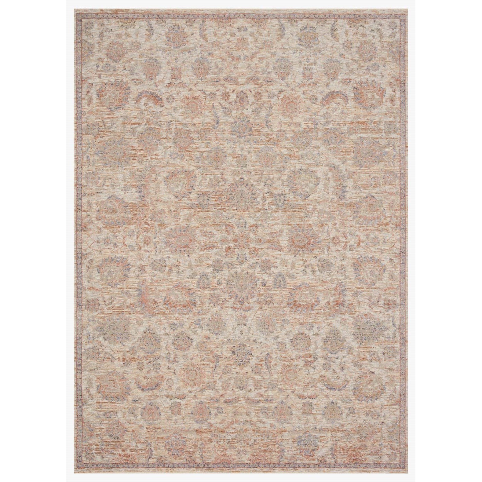 2'7" x 12'0" Beige / Multi Rug