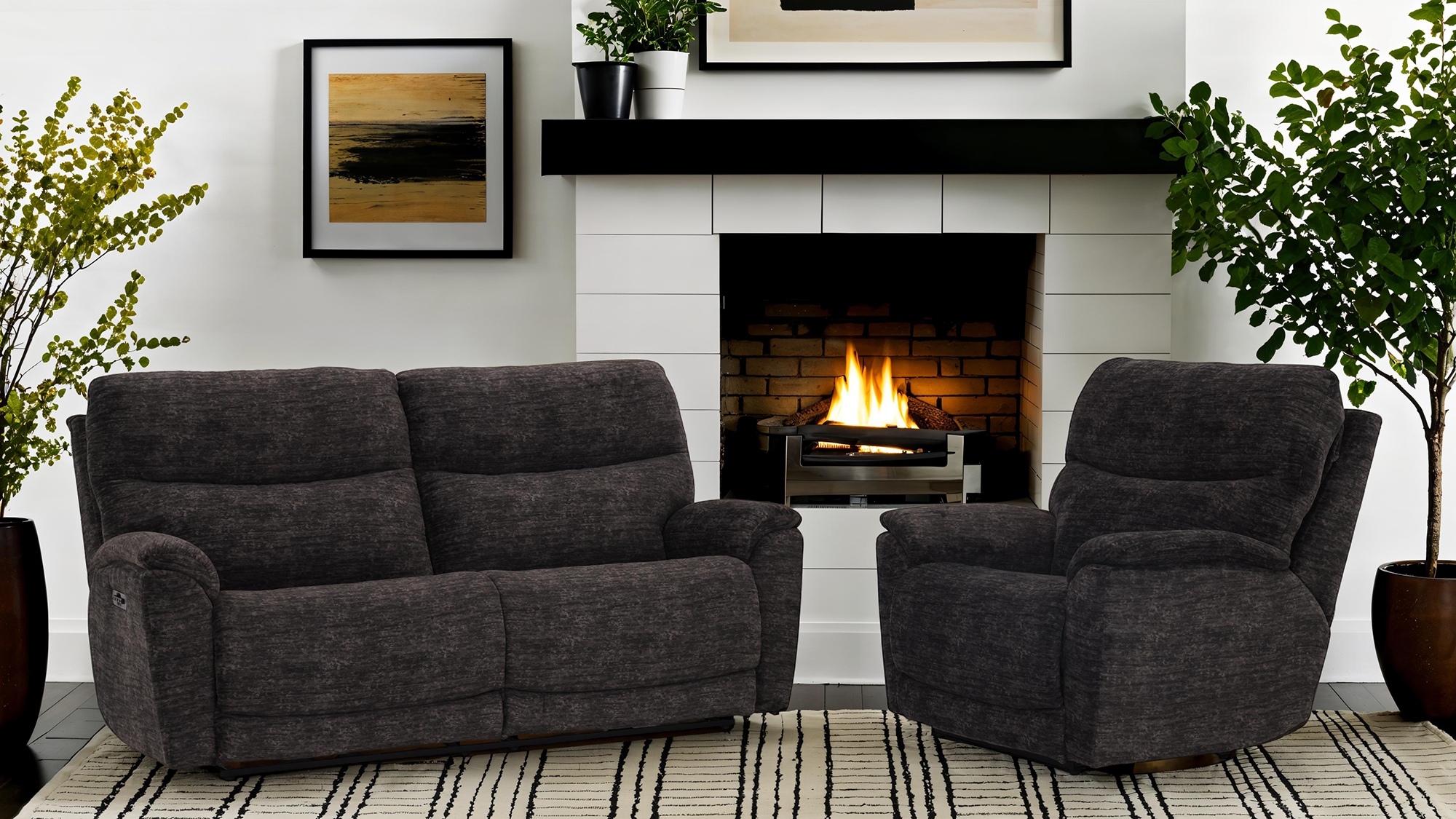 Power Recliner and a Half w/Power Headrest