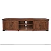 International Furniture Direct Parota 93" 4-Door TV Stand