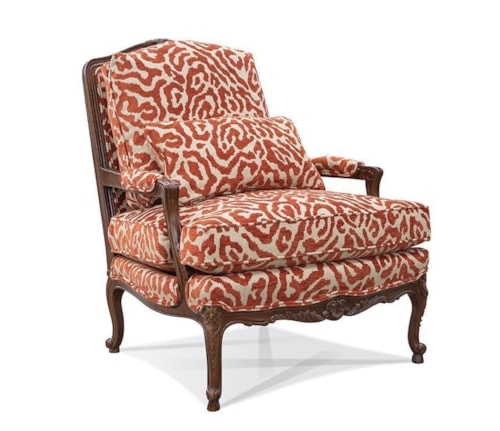 Traditional Carved Wood Chair