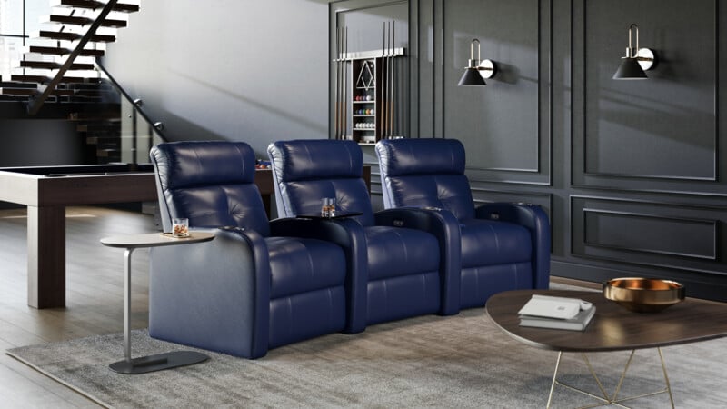 Audio 3-Seat Theater Sectional
