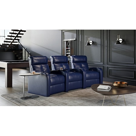 Audio 3-Seat Theater Sectional